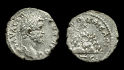 Septimius Severus, Drachm, Mount Argaios reverse, Rare